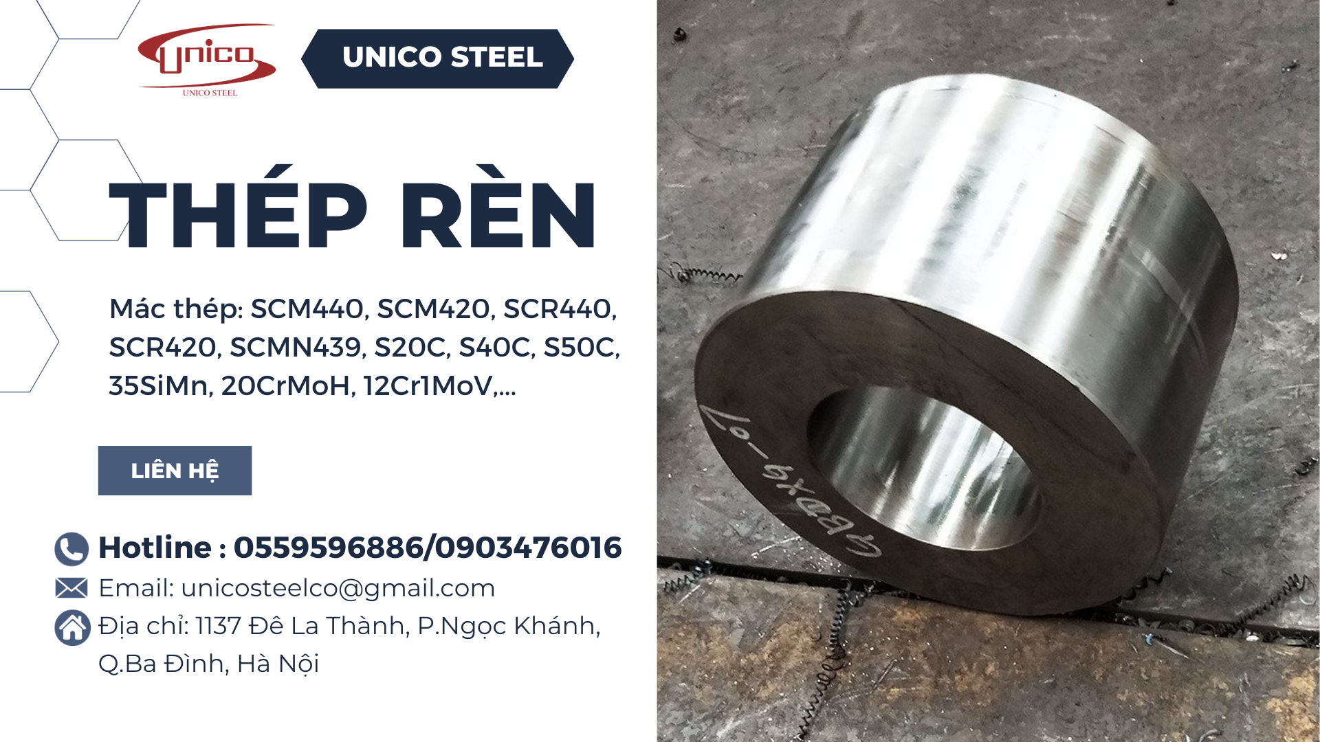 Thép rèn - Unico Steel